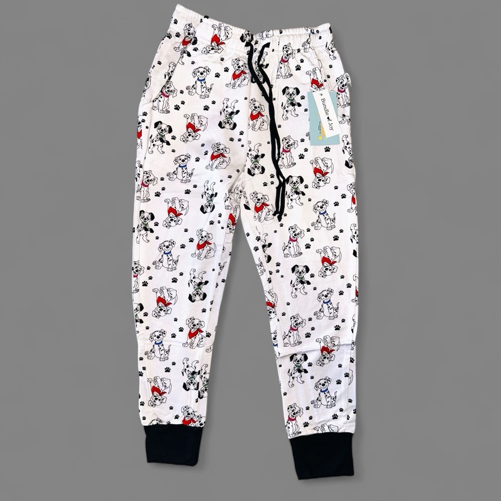 NWT BOJ 101 Dalmatians Bamboo Toddler Joggers